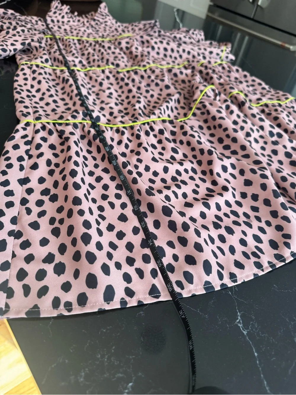 Crosby Dress with Black Spot Print - Picture 2 of 7